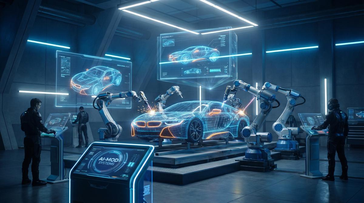 大象传媒AI改装汽车视频